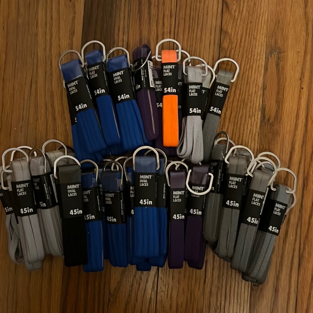 Shoe Laces by MINT 5 for $12